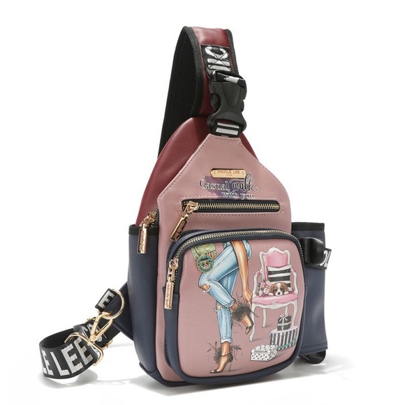 Nicole Lee Handbags - Nicole Lee Casual Walk With You Clip On Backpack—NWOT